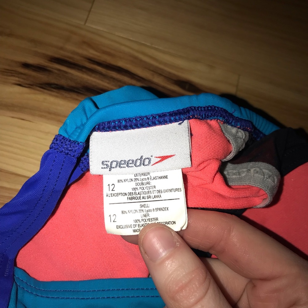 Colorful Speedo One-Piece - Picture 3 of 3